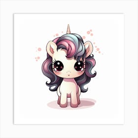 Cute Unicorn 64 Art Print