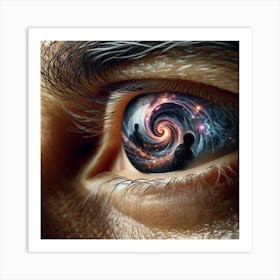Spiral Eye Art Print