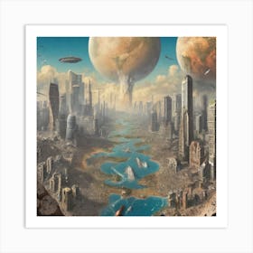 Apocalypse City 1 Art Print