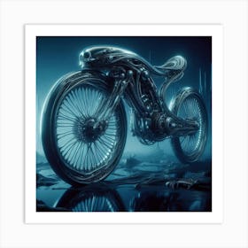 Futuristic Motorcycle 9 Art Print