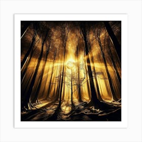 Dark Forest 36 Art Print