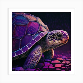 Fractal Turtle Art Print