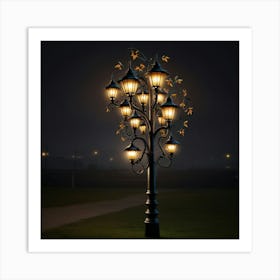 Default Create Unique Design Art Street Light 2 Art Print