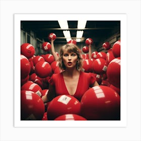 AI Taylor Swift 6 Art Print