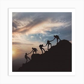 Teamwork Art Print