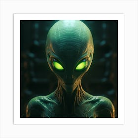 Alien Head 1 1 Art Print