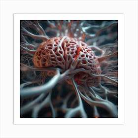 Brain - Brain Stock Videos & Royalty-Free Footage 8 Art Print