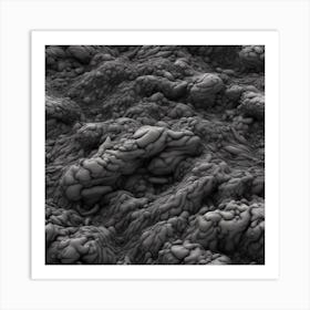 Texture Of A Mountain Art Print