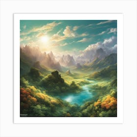 Valley Of The Sun Art Print