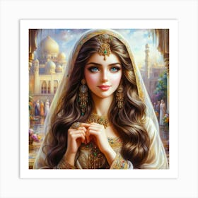 Islamic Girl1 Art Print