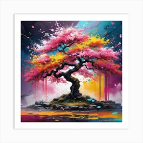 Cherry Blossom Tree 22 Art Print