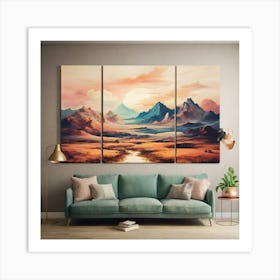 Landscape Painting 5 Art Print