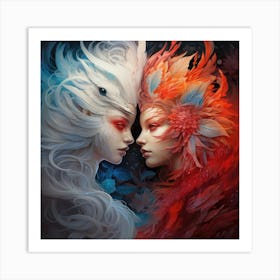 Two Women In Love Art Print