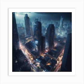 Cityscape 2 Art Print