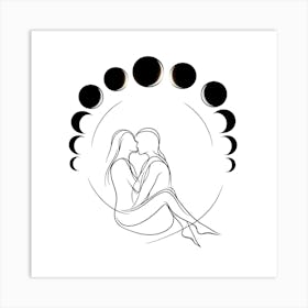 Creative Love And Relationship Illustration 63 Art Print