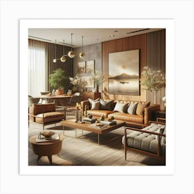 Modern Living Room 21 Art Print