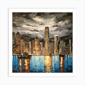 Chicago Skyline Art Print