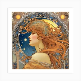 Golda Art Print