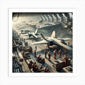 Support Repair Bays Tharsis Class Carrier Art Print