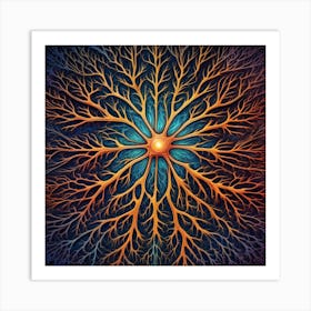 Neuronal Tree Art Print