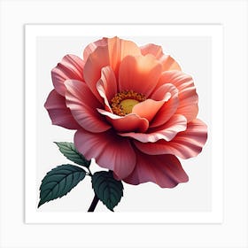 Pink Rose Art Print