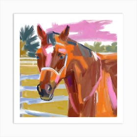 Thoroughbred Horse 01 1 Art Print