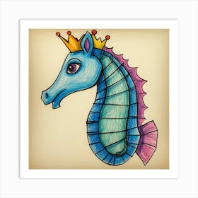 Seahorse 14 Art Print