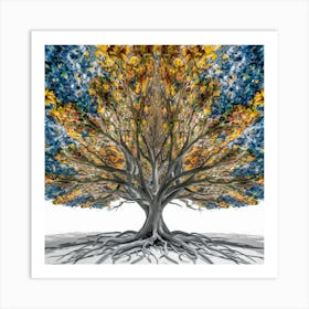 Rainbow Soul Tree (6) 1 Art Print