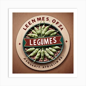 Legumes As A Logo (13) Art Print