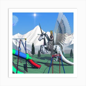 Unicornplayground 004 Art Print