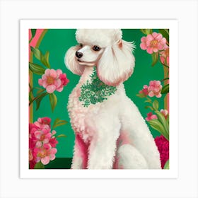 Poodle Art Print