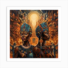 Egyptian Women 5 Art Print