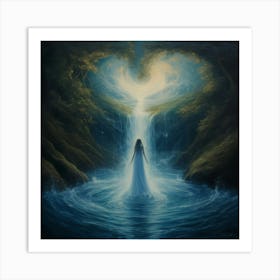 Heart Of Water Art Print