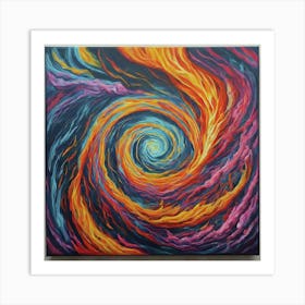 Spiral Painting Art Print