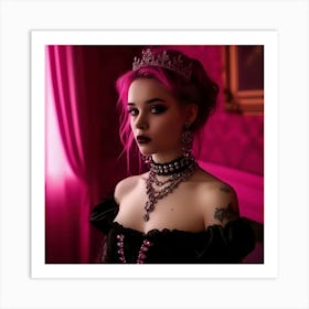 Gothic Beauty 16 Art Print