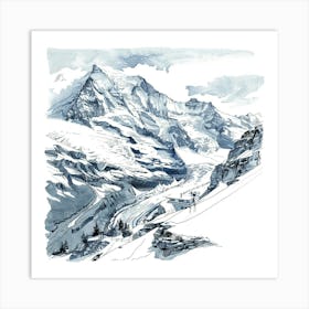 Swiss Alps 5 Art Print