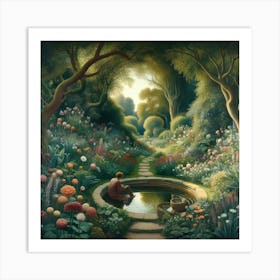 Garden In Bloom 9 Art Print