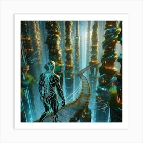 Futuristic City 28 Art Print