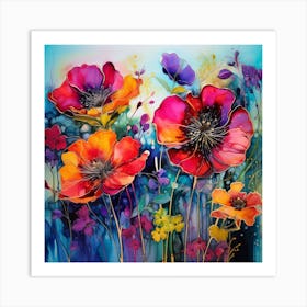 Poppies 25 Art Print