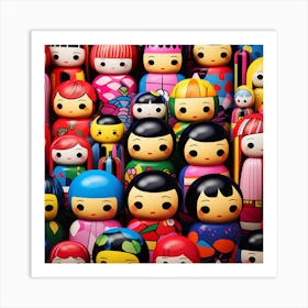 Asian Dolls 4 Art Print