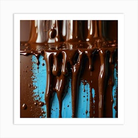 Chocolate Drips 2 Art Print