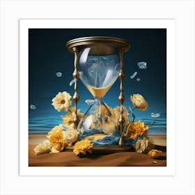Hourglass in Van Gogh Style Art Print