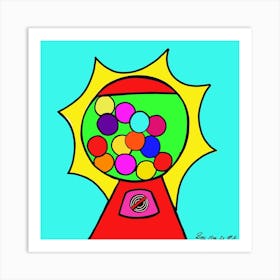 Gumballs Art Print