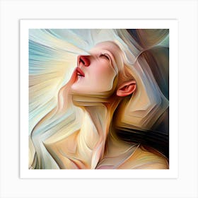 Abstract Of A Woman Art Print