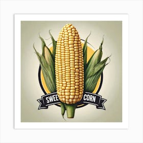 Sweetcorn As A Logo (40) Art Print