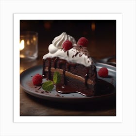 Chocolate Cake 1 Art Print