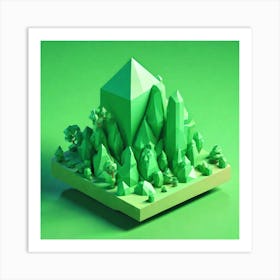 Green Mountain Art Print