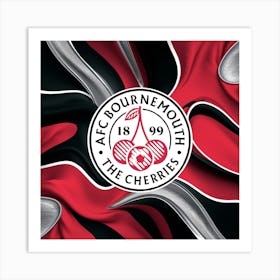 A.F.C. Bournemouth Logo Wall Arts 32 Art Print