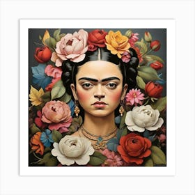 Frida Kahlo paintings 1 Art Print