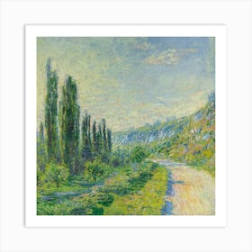 La Route De Vétheuil Art Print